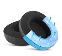 Almohadillas de repuesto para Skullcandy Crusher EVO - Almohadillas de gel Cooling Upgrade para Crusher ANC/360/Hesh 3 auriculares, Crusher EVO Replacement Pads Black
