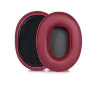 Almohadillas de repuesto para Skullcandy Crusher Hesh 3 3.0 Hesh3 Venue Wireless ANC auriculares de repuesto de espuma viscoelástica, orejeras de cuero de proteína, color rojo