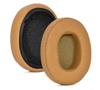 Almohadillas de repuesto para Skullcandy Crusher Wireless/ANC/Hesh3, almohadillas de cuero de proteína suave, aislamiento de ruido, fácil instalación, color negro (marrón)