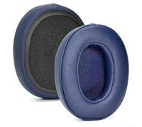 Almohadillas de repuesto para Skullcandy Crusher Wireless Hesh3, piel de proteína suave, negro, rojo, gris, marrón, azul (azul)