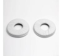 Almohadillas de repuesto para Sony MDR-V150 V100 ZX100 V300 ZX110AP hechas de piel artificial y espuma viscoelástica para un uso cómodo (blanco)