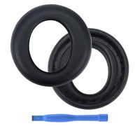 Almohadillas de Repuesto para Sony Playstation 5 Pulse Elite Wireless Auriculares PS5 de MMOBIEL - Memory Foam y Protein PU Almohadilla Auriculares - Cascos Cojines - Negro
