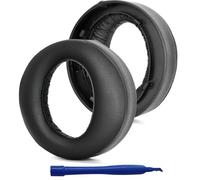 Almohadillas de Repuesto para Sony PS5 Pulse 3D Auriculares, Cuero Proteína con Espuma Viscoelástica, Almohadillas de Reemplazo para Wireless Headset PlayStation 5 Auriculares (Negro)