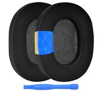 Almohadillas de Repuesto para Sony WH-1000XM5 de MMOBIEL - Gel Refrigerante & Tejido Ice-Silk con Memory Foam - Cojines de Cascos Antirruido - Negro