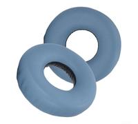 Almohadillas de repuesto para Sony WH-CH520, piel de proteína suave, redonda, 70 mm, piel sintética, color negro, almohadillas compatibles para Sony CH510 ZX330BT Almohadillas de repuesto suaves con