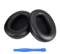 Almohadillas de Repuesto para Sony WH-XB910N Noise Cancelling Auriculares de MMOBIEL - Memory Foam y Protein PU Almohadilla Auriculares - Cascos Cojines - Negro