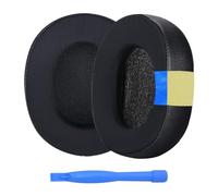 Almohadillas de Repuesto para SteelSerie Arctis 1/3 / 5/7 / 9 / Pro & Prime Wireless Gaming Auriculares etc. de MMOBIEL - Gel Refrigerante Almohadilla - Negro