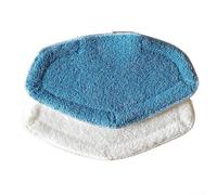 Almohadillas de repuesto para trapeador Hoover Dual Steam Plus, lavables a máquina, paños de microfibra para limpieza profunda, suelos laminados, piedra de mármol, 2 piezas