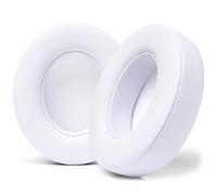 Almohadillas de Repuesto para WC para Beats Studio 2 y 3 (B0501, B0500) Alámbricas e inalámbricas de Evil Cushions | No para Beats Solo | Cuero Suave, Espuma Mejorada y Adhesivo Fuerte | White