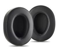 Almohadillas de Repuesto Premium WH-H900N / MDR-100ABN compatibles con Auriculares Sony WH-900N y Sony MDR-100ABN (Negro). Piel de proteína Espuma de Alta Densidad | Gran Comodidad