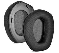 Almohadillas de repuesto RS175 de calidad mejorada, compatibles con Sennheiser HDR RS165, RS175, RS185, RS195 RF, espuma acolchada para auriculares inalámbricos, grosor añadido (tela transpirable),