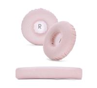Almohadillas de Repuesto y Diadema Compatibles con JBL JR300, T450BT, T500BT, Tune600 - Estilo Red de Fútbol Pink