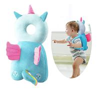 Almohadillas de Seguridad para Bebés Pequeños, Protector de Cabeza para Bebés, Amortiguar para la Cabeza del Bebé, Mochila Ajustable con Cojín para Bebé de 4 a 24 Meses