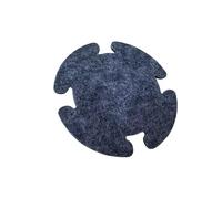 Almohadillas de silencio para bombo de bajo, adhesivo de refuerzo de tambor, silenciadores de tambor silenciosos, accesorio de práctica de tambor de fieltro, silenciadores de tambor