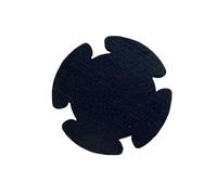 Almohadillas de silencio para bombo de bajo, adhesivo de refuerzo, silenciadores de fieltro, amortiguadores, accesorio de práctica silencioso, accesorio de práctica silenciosa