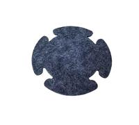 Almohadillas de silencio para bombo de bajo peso ligero, almohadillas de práctica de fieltro para bombo silenciadores, amortiguadores fáciles de usar, accesorio de instrumentos musicales