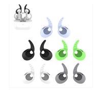 Almohadillas de silicona con aleta antipolvo para auriculares Bluetooth Compatible con Samsung Galaxy Buds3 (5 pares)