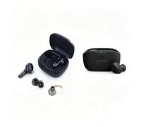Almohadillas de silicona de repuesto compatibles con J BL Endurance Peak/Peak3/Peak II/Run 2 Wired/Race TWS, 6 pares, 3 tamaños S/M/L (negro) 432B6P