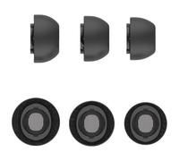 Almohadillas de silicona de sonido superior para auriculares, 3 pares en tapones de silicona pequeños M y grandes