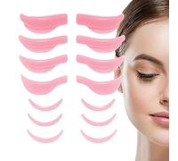 Almohadillas de silicona para levantamiento de pestañas, rizador permanente de pestañas, herramientas de maquillaje, 7 pares de almohadillas de levantamiento de pestañas, almohadillas de pestañas