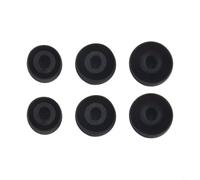 Almohadillas de silicona suave para Huawei FreeBuds 5i, fundas de repuesto para auriculares, goma sin olor con ranura para tarjeta para una mejor experiencia de uso (color negro)