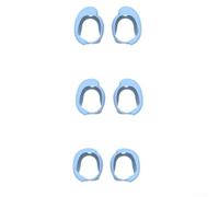 Almohadillas de silicona suave para repuesto Bose QC lavables (azul) | Silicona de alta calidad, aislamiento de ruido, sellado cómodo, sonido envolvente, compatible con Bose QC