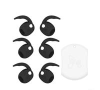 Almohadillas de silicona suave para Samsung Galaxy Buds 4 - Cubiertas de auriculares con cancelación de ruido para tamaños grandes y pequeños (negro)