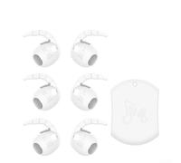 Almohadillas de silicona suave para Samsung para auriculares 4 Bloque de ruido Suave (blanco)
