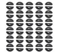 Almohadillas de silicona transparente para la nariz, 30 pares de almohadillas adhesivas antideslizantes de 1 mm de grosor para la mayoría de gafas de marco