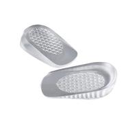 Almohadillas de silicona transparente para talón, inserciones para soporte del tendón de Aquiles, Gel antideslizante, plantillas para aumentar la altura, almohadillas para levantar