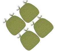 Almohadillas de silla Paquete de 2 o 4 cojines for sillas de comedor, cojines de asiento en forma de U con lazos, almohadillas for sillas de cocina con funda lavable a máquina(Color 4,41x43cm*4 Packs)