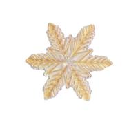 Almohadillas de snowboard con forma de copo de nieve, alfombrilla transparente en forma, almohadillas de snowboard de agarre mejorado, diseño elevado 3D portátil para estabilidad y control