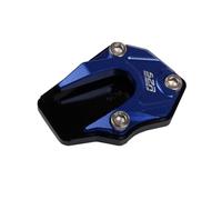 Almohadillas De Soporte para Motocicleta CNC, Placa Base De Aluminio Grueso, Antideslizantes, para H&ON&DA S07 S08(Blue)