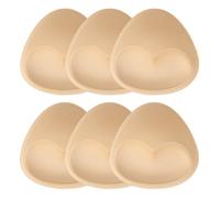 Almohadillas de Sujetador - 3 Pares Inserciones Extraíbles Triángulo Rellenos Push-up para Bikini, Sujetador Deportivo y Traje de Baño Mujer