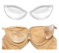 Almohadillas de sujetador de silicona suave para mujer inserta potenciadores de senos almohadillas de sujetador push up para mejorar el escote / agregar 1-2 tazas