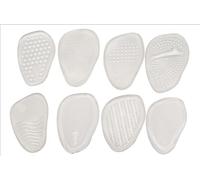 Almohadillas de tacón alto, 6 pares de almohadillas metatarsianas para mujeres, bolas de alivio rápido del dolor, plantillas de gel para el antepié para prevenir ampollas y callos Q1+Q2+Q3