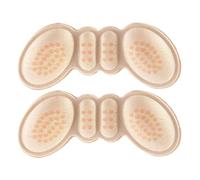 Almohadillas de tacón de zapato - Rellenos de soporte de pie trasero, conjunto de protección de bomba hembra | Solución de prevención de bombillas con estructura de amortiguación que reduce las f