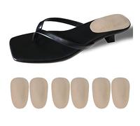 Almohadillas de talón de piel de cerdo para fascitis plantar, dolor de talón, espolón óseo y tendinitis de Aquiles, plantillas de soporte de talón, inserciones adhesivas de acolchado en el talón para
