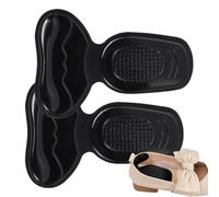 Almohadillas de talón para zapatos, código reducido, antidesgaste, 2 en 1, almohadillas de silicona cómodas, pie para talones, parte posterior, ajuste más apretado, zapato demasiado grande, mujer
