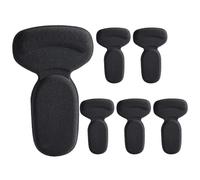 Almohadillas de talón para zapatos, ocho piezas flexibles de relleno absorbente de humedad para botas, inserciones de zapatos engrosados, tomas de talón alto, para mujer y hombre, bailarinas