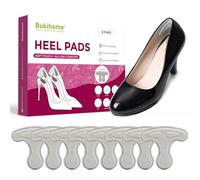 Almohadillas de talón para zapatos sueltos - Bukihome Heel Liners for Too Big Shoes with Long-Lasting Adhesive - Elastic Gel Heel Pads Prevent Slip Blisters Callus for Men Women (4 pares)