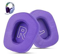 Almohadillas de tela de repuesto para los auriculares Logitech G733, también compatibles con los auriculares inalámbricos Logitech G335/G535. Cuenta con un diseño grueso para mayor comodidad (morado)