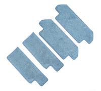 Almohadillas de tela para limpieza de suelos para aspiradora robot Hobot Legee 7, sin cobertura de espacio muerto, reemplazo de material absorbente suave, 2 juegos para una limpieza eficaz