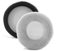 Almohadillas de terciopelo de 100 mm de repuesto universales adecuadas para muchos auriculares grandes, almohadillas redondas de espuma viscoelástica compatibles con Beyerdynamic, Sennheiser, AKG, ATH