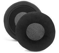 Almohadillas de terciopelo de 100 mm de repuesto universales adecuadas para muchos auriculares grandes, almohadillas redondas de espuma viscoelástica compatibles con Beyerdynamic, Sennheiser, AKG,