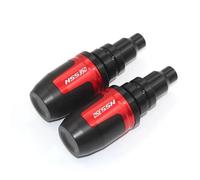 Almohadillas De Tope De Aluminio CNC para Motocicleta, Protector Deslizante De Marco De Escape para NSS350 NSS 350 Forza 350 2020-2024(Rojo)