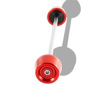 Almohadillas De Tope Rueda Deslizante Eje Delantero Motocicleta para Ducati para Street para Fighter 1098 V4 para Diavel 1200 1260 2010-2018(All Red)