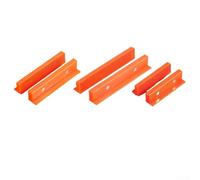 Almohadillas de tornillo de banco de nailon, cubierta protectora magnética, antialmohadilla, material de alto material, agarre plano y circular, compatible con carpintería, taller, uso naranja, 4