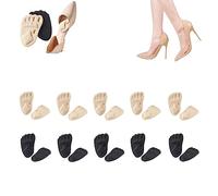 Almohadillas delanteras para los pies, Almohadillas adhesivas metatarsianas para mujer, Almohadilla de esponja para el antepié, Cojines de antepié (10 Pairs)