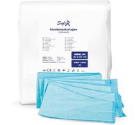 Almohadillas desechables para incontinencia 100 piezas 60x90cm 6 capas azul, absorbencia, Protector para cama, almohadillas de higiene (60x90cm, 100 piezas)